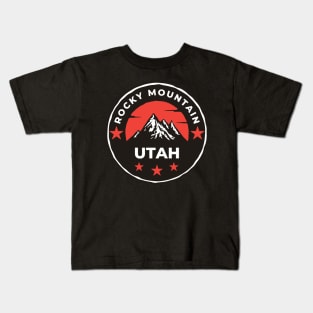 Rocky Mountain Utah - Travel Kids T-Shirt